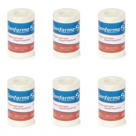 Sanfarma Esparadrapo Impermeabilizante 100x4,5 (Kit C/06) Menor preço em Sanfarma Esparadrapo Impermeabilizante 100x4,5 (Kit C/06)