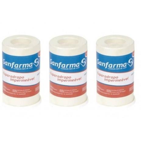 Sanfarma Esparadrapo Impermeabilizante 50x4,5 (Kit C/03) Menor preço em Sanfarma Esparadrapo Impermeabilizante 50x4,5 (Kit C/03)