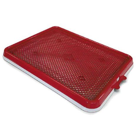 Sanitário Canino Tapete Higiênico Cães Xixi Premium Vermelho - Pet injet Menor preço em Sanitário Canino Tapete Higiênico Cães Xixi Premium Vermelho - Pet injet
