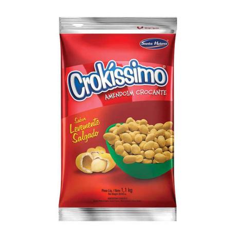 Santa Helena Crokissimo Amendoim 1,1kg - Santa clara Menor preço em Santa Helena Crokissimo Amendoim 1,1kg - Santa clara