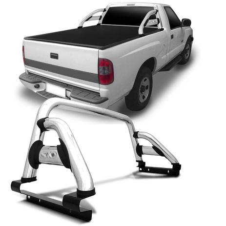 Santo Antônio Chevrolet S10 Cabine Simples e Dupla 1996 A 2011 Cromado Espaço Capota Marítima - Vf Menor preço em Santo Antônio Chevrolet S10 Cabine Simples e Dupla 1996 A 2011 Cromado Espaço Capota Marítima - Vf
