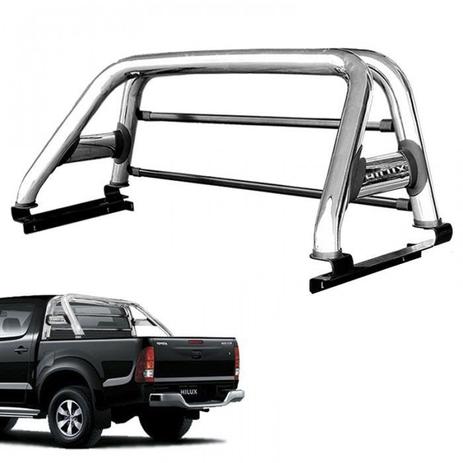 Santo Antonio Duplo Cromado Hilux 2012 2015 Com Grade Vigia - Vf Menor preço em Santo Antonio Duplo Cromado Hilux 2012 2015 Com Grade Vigia - Vf