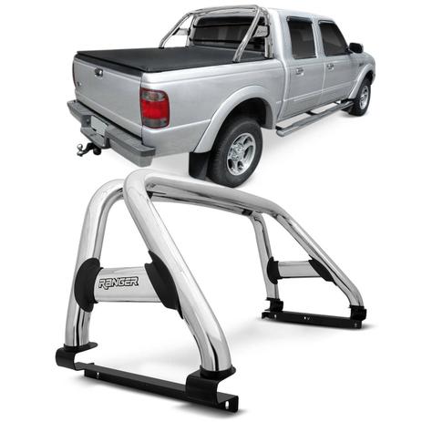 Santo Antônio Duplo Ford Ranger Cabine Simples e Dupla 1998 a 2011 Cromado Modelo Original - Vf é boa?