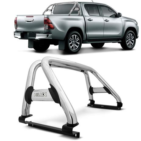 Santo Antônio Duplo Hilux Cabine Dupla 2016 2017 2018 2019 Cromado Espaço Capota Marítima - Vf Menor preço em Santo Antônio Duplo Hilux Cabine Dupla 2016 2017 2018 2019 Cromado Espaço Capota Marítima - Vf