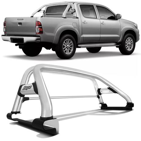 Santo Antônio Duplo Toyota Hilux Cabine Dupla 2006 a 2015 Cromado Bepo Elegance IV Menor preço em Santo Antônio Duplo Toyota Hilux Cabine Dupla 2006 a 2015 Cromado Bepo Elegance IV