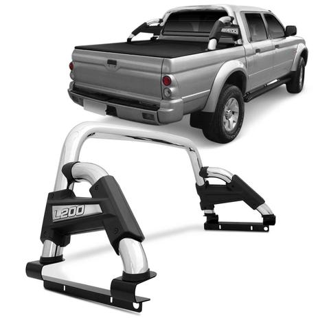 Santo Antônio Mitsubishi L200 Sport Cabine Dupla 2003 a 2007 Cromado sem Grade - Vf Menor preço em Santo Antônio Mitsubishi L200 Sport Cabine Dupla 2003 a 2007 Cromado sem Grade - Vf