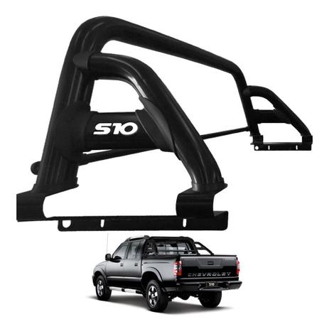 Santo Antonio S10 1995 a 2011 Preto Sport Com Grade Vigia - Vf Menor preço em Santo Antonio S10 1995 a 2011 Preto Sport Com Grade Vigia - Vf
