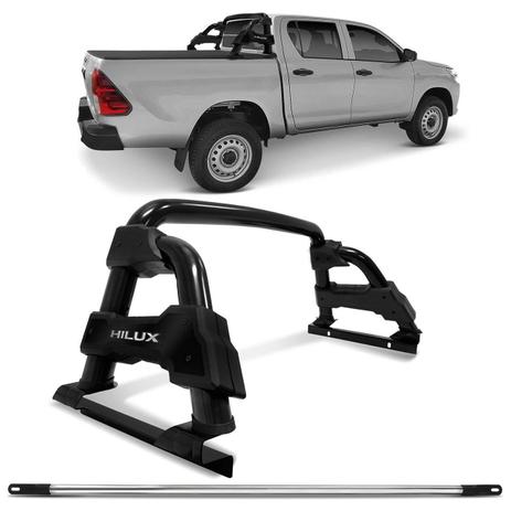 Santo Antônio Track STR Preto Hilux 2005 a 2015 com Grade do Vidro Traseiro Cromada Menor preço em Santo Antônio Track STR Preto Hilux 2005 a 2015 com Grade do Vidro Traseiro Cromada