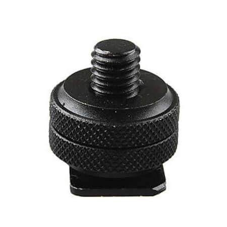 Sapata com parafuso 3/8” para Braço articulado, Flash e Iluminador de Led - Worldview Menor preço em Sapata com parafuso 3/8” para Braço articulado, Flash e Iluminador de Led - Worldview