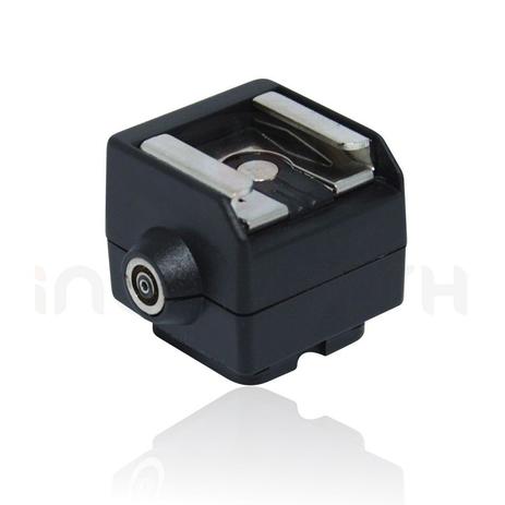 Sapata hot shoe para câmeras sem contato pc - Incoflash Menor preço em Sapata hot shoe para câmeras sem contato pc - Incoflash