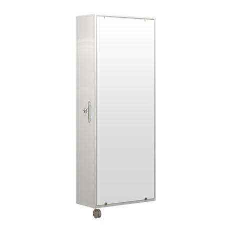 Sapateira com Espelho Itú 1 Porta e 16 Prateleiras Branco Politorno Menor preço em Sapateira com Espelho Itú 1 Porta e 16 Prateleiras Branco Politorno