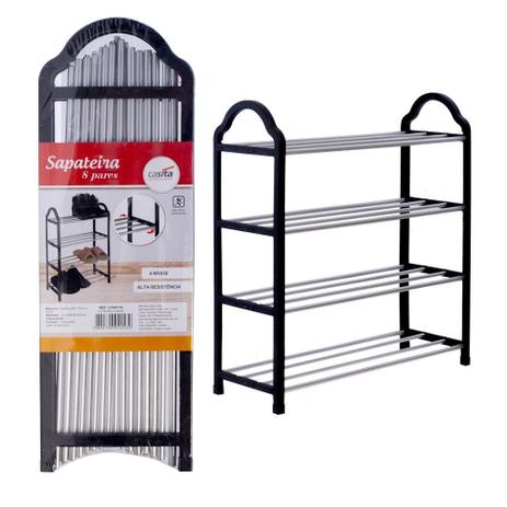 Sapateira De Porta De Entrada 8 Pares Organiza Sua Casa - Casita Menor preço em Sapateira De Porta De Entrada 8 Pares Organiza Sua Casa - Casita