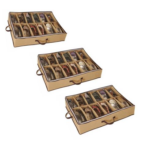 Sapateira Flexível 12 Pares - kit 3 unids. - Vb home Menor preço em Sapateira Flexível 12 Pares - kit 3 unids. - Vb home