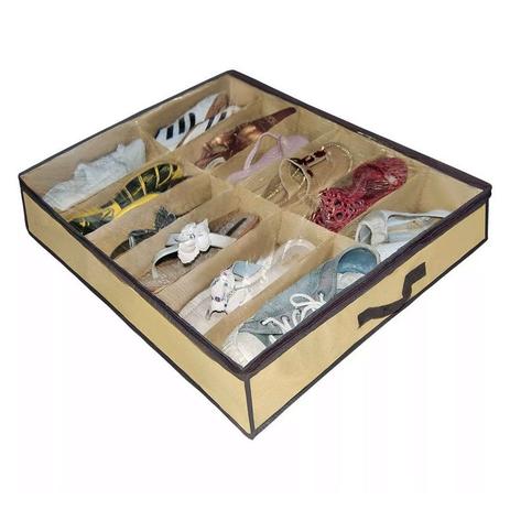 Sapateira Flexivel Organizadora De Sapatos 12 Pares - Thata esportes Menor preço em Sapateira Flexivel Organizadora De Sapatos 12 Pares - Thata esportes
