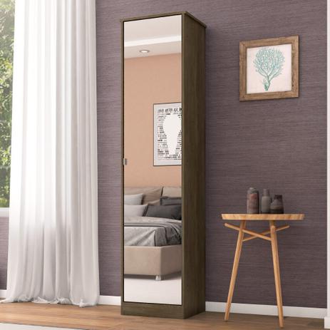 Sapateira Multiuso Reflex com Espelho e 1 Porta - Ébano Touch - Demóbile Menor preço em Sapateira Multiuso Reflex com Espelho e 1 Porta - Ébano Touch - Demóbile