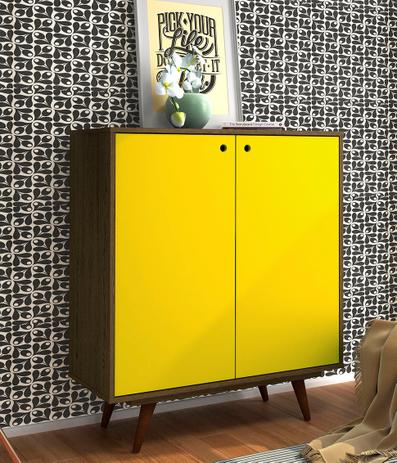 Sapateira Retro 50 Rustik Carv Rlv/Amarelo Ac - Olivar é ruim? Sapateira Retro 50 Rustik Carv Rlv/Amarelo Ac - Olivar é boa?