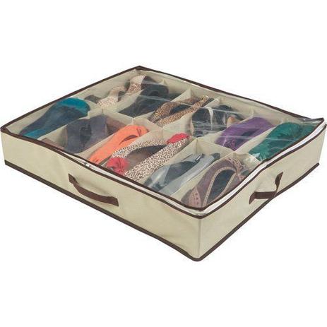 Sapateira Semi-Fexível Organizadora 12 Calçados - My Closet - Ordene Menor preço em Sapateira Semi-Fexível Organizadora 12 Calçados - My Closet - Ordene