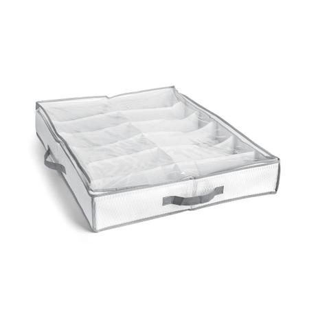 Sapateiro Ordene com 12 Divisórias Semi Flexível Branco Menor preço em Sapateiro Ordene com 12 Divisórias Semi Flexível Branco