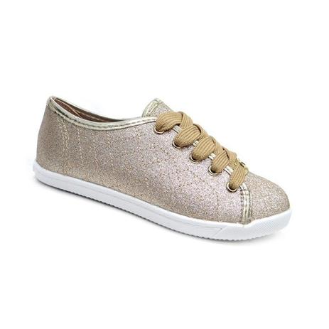 Sapatenis casual infantil 2097.318 - molekinha (30 - dourado Menor preço em Sapatenis casual infantil 2097.318 - molekinha (30 - dourado