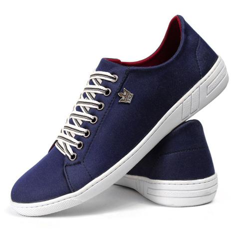 sapatenis masculino azul marinho