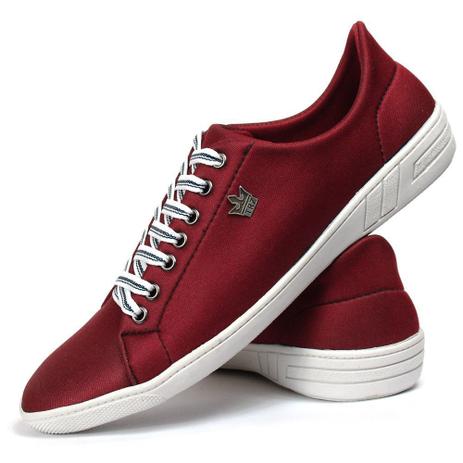 Sapatênis Masculino Couro Vermelho | Andanza