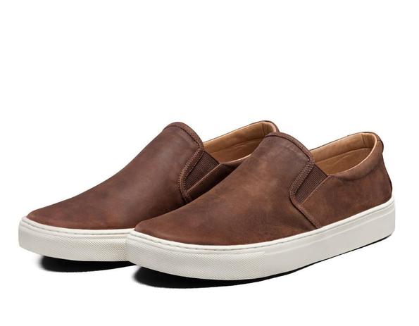 sapatenis slip on couro masculino