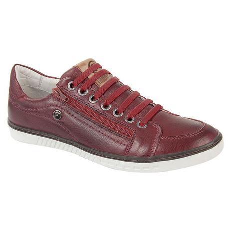 Sapatênis com Zíper Masculino Vinho 826-03 - Bmbrasil - Sapatênis Masculino  - Magazine Luiza