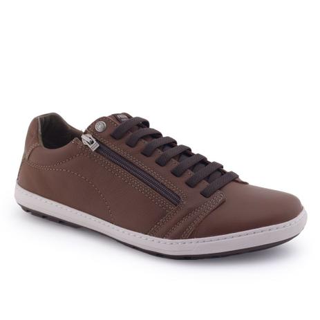 Sapatênis Couro Masculino Freeway Marc 4.0 Zíper Lateral - Sapatênis  Masculino - Magazine Luiza