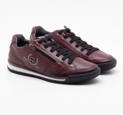 sapatenis couro masculino