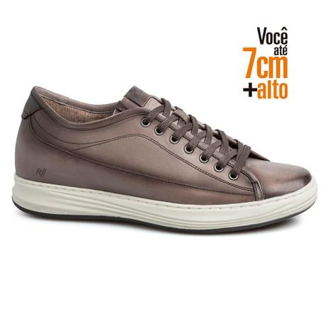 Sapatenis Couro Rafarillo Masculino Cano Baixo Salto 7cm - Sapatênis  Masculino - Magazine Luiza