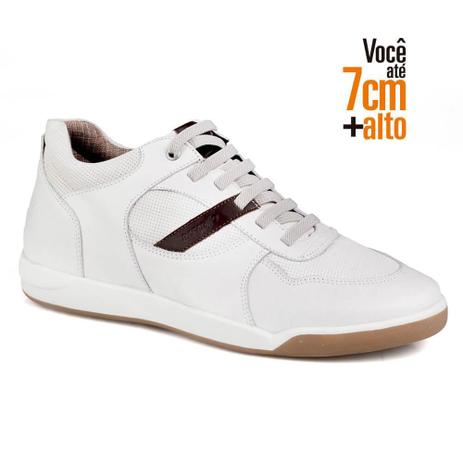 Sapatenis Couro Rafarillo Masculino Salto 7cm Conforto - Sapatênis Masculino  - Magazine Luiza