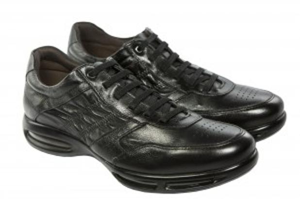 Sapatênis Couro Democrata 265102 Masculino Preto - Scarpan