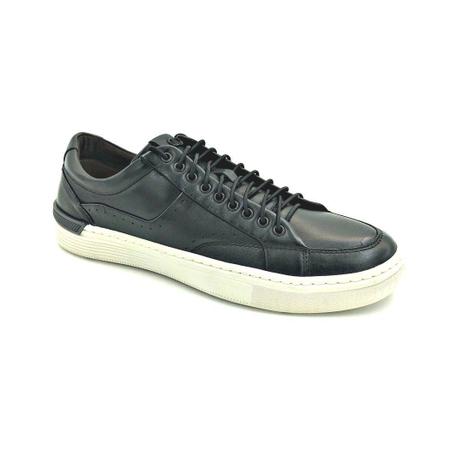 Sapatênis Democrata Couro Preto Elástico 240104 - Outros Moda e Acessórios  - Magazine Luiza