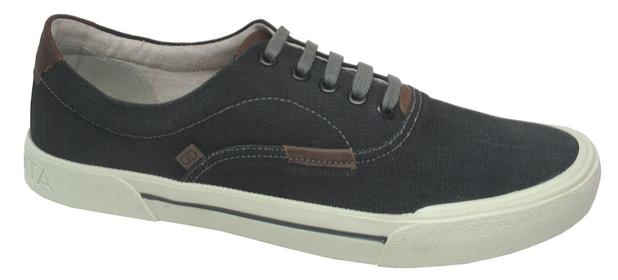 sapatenis masculino democrata preto