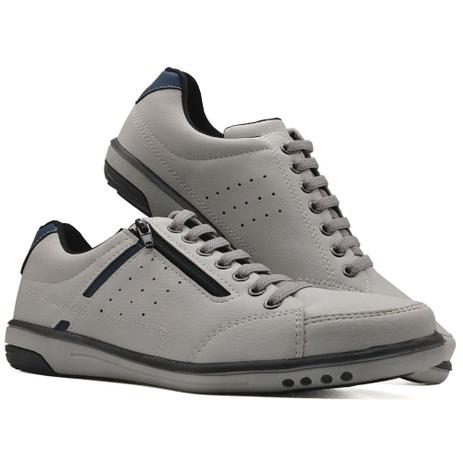 Sapatênis elástico cadarço zíper cores Sapato Tênis Masculino Casual igreja reunião trabalho escritório zíper MOD 750 - STAR FOX Menor preço em Sapatênis elástico cadarço zíper cores Sapato Tênis Masculino Casual igreja reunião trabalho escritório zíper MOD 750 - STAR FOX