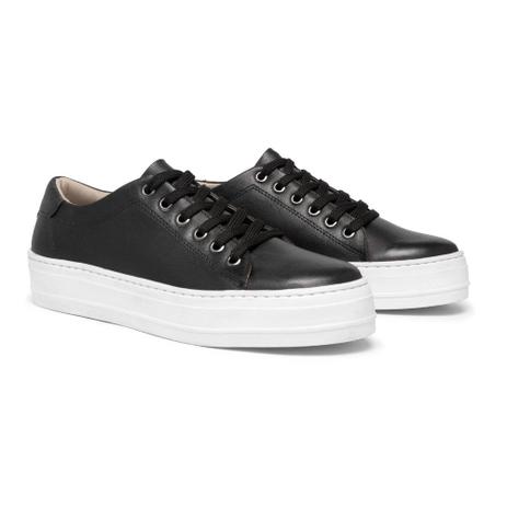 sapatenis de couro feminino