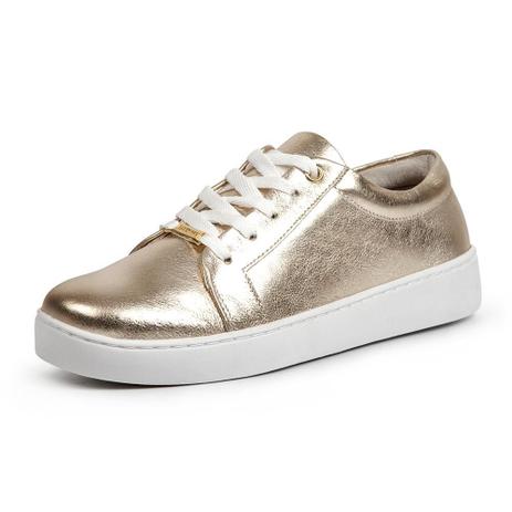 sapatenis couro feminino