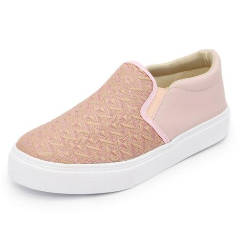 sapatênis feminino rose