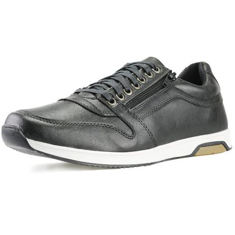 Sapatênis Casual Neway Florense Masculino Marrom + Relógio