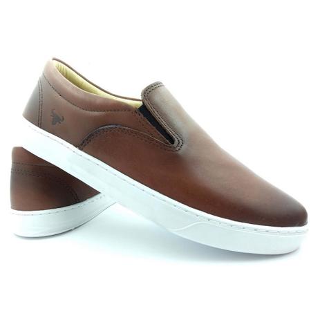 Sapatênis Iate Slip On Masculino Marrom De Couro 38 - West Bulls - Sapatênis  Masculino - Magazine Luiza