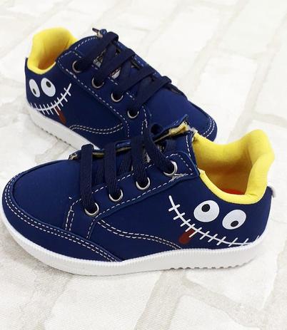 sapatenis azul marinho infantil