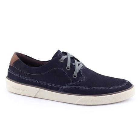 Sapatênis Masculino 071127 Denim Hit Couro cNF Democrata - Sapatênis  Masculino - Magazine Luiza