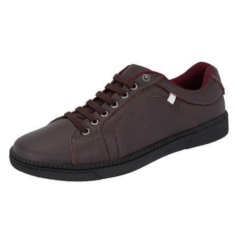 Sapatênis Masculino Casual Confortável Em Couro Ref: PL02 - Tamanho 40 -  Free Jump - Sapatênis Masculino - Magazine Luiza