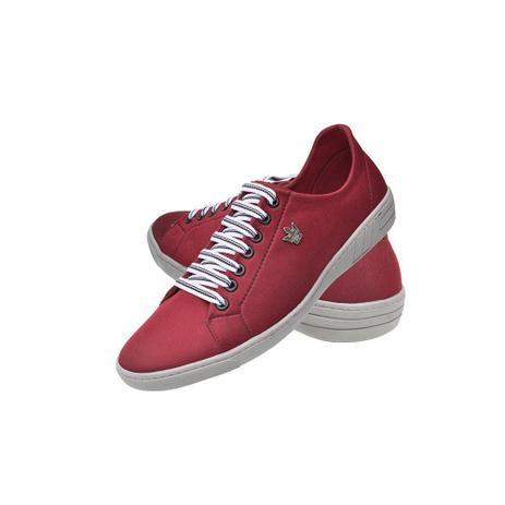 Sapatenis Masculino Com Cadarço Solado Baixo Vermelho Confortável Para Dia  A Dia - Duchico - Sapatênis Masculino - Magazine Luiza