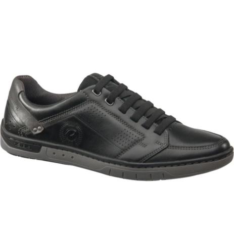 sapatenis masculino couro preto