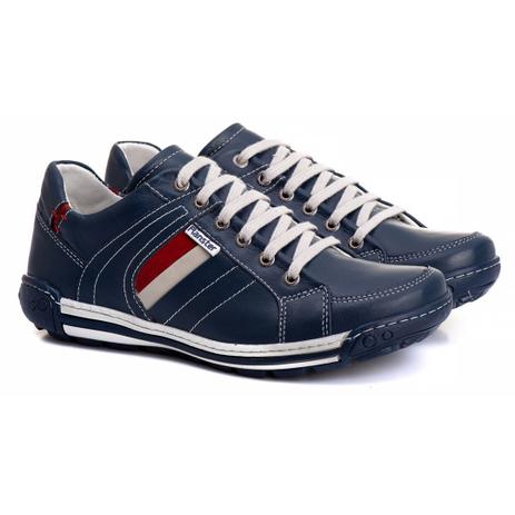 Sapatênis Masculino Couro Ranster 3003 AZUL - Sapatênis Masculino -  Magazine Luiza