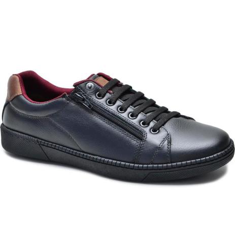 Sapatênis Masculino Couro Versátil Macio Resistente - Free Jump - Sapatênis  Masculino - Magazine Luiza