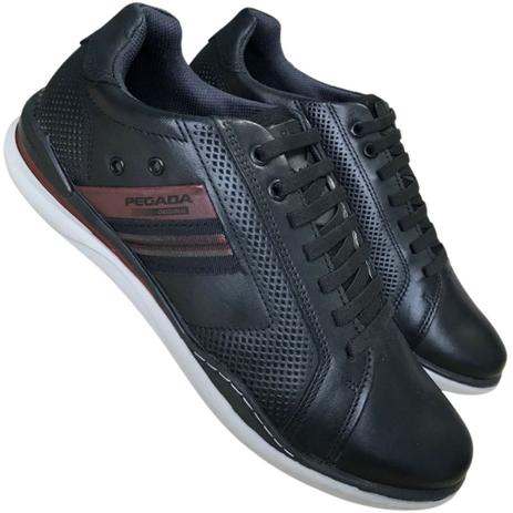 Sapatenis Masculino em Couro Pegada Lançamento Resistente Confortável Tenis  Casual para Homem 119104 - Sapatênis Masculino - Magazine Luiza