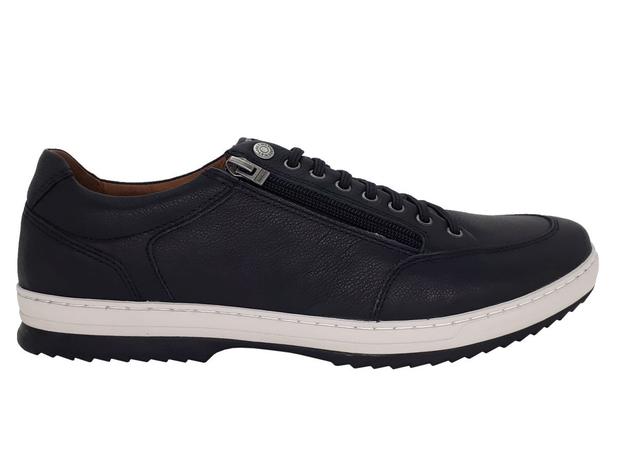 Sapatênis Masculino FreeWay Hallf com Zíper Lateral e Cadarço Elástico  Original - Sapatênis Masculino - Magazine Luiza