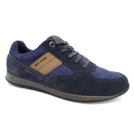 Sapatenis masculino lona 189716 west coast (13) - jeans - Sapatênis  Masculino - Magazine Luiza